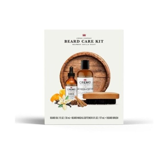 Cremo Other - Cremo Company Beard Care Kit Bourbon Vanilla Scent  New